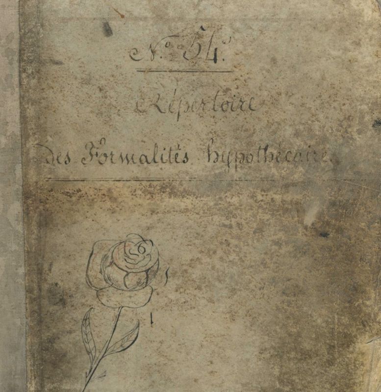 Répertoires de formalités du bureau d'Yssingeaux, n° de volume 54 (4 Q 9373)