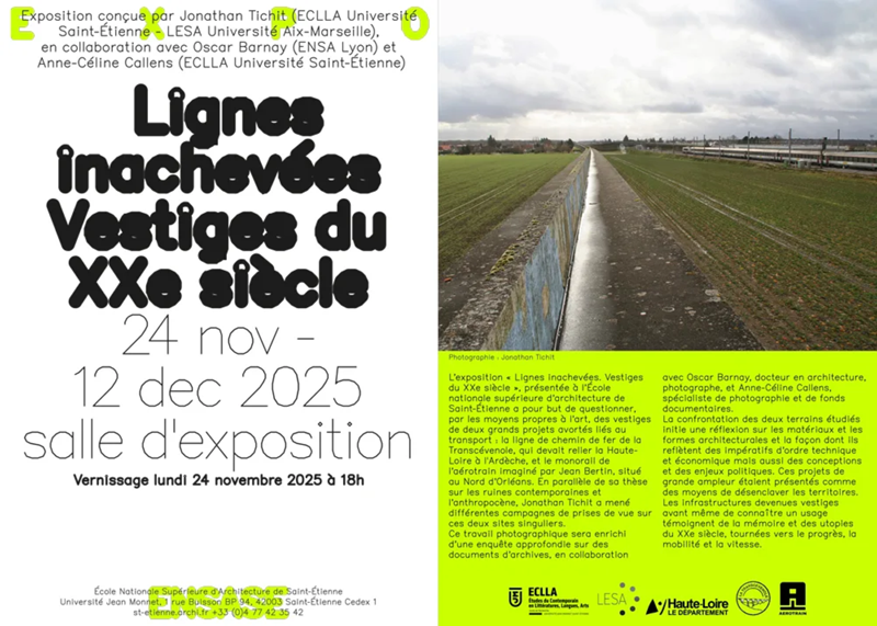 Exposition - Lignes inachevées. Vestiges du XXe siècle