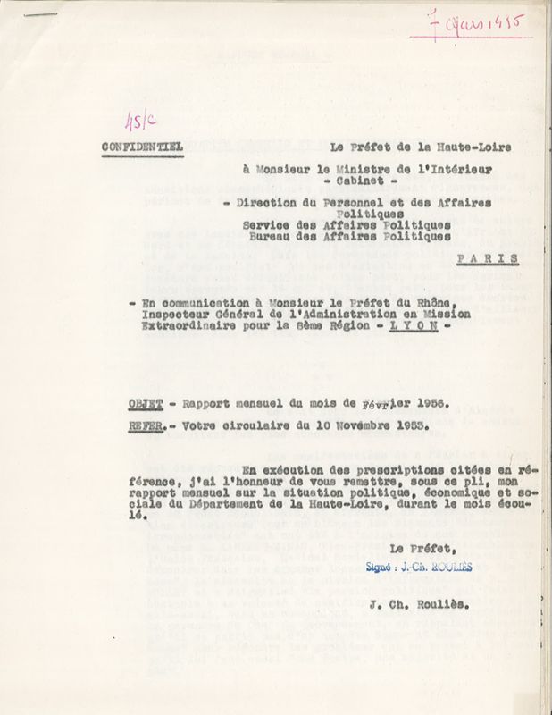 Souvenirs de l’hiver 1956