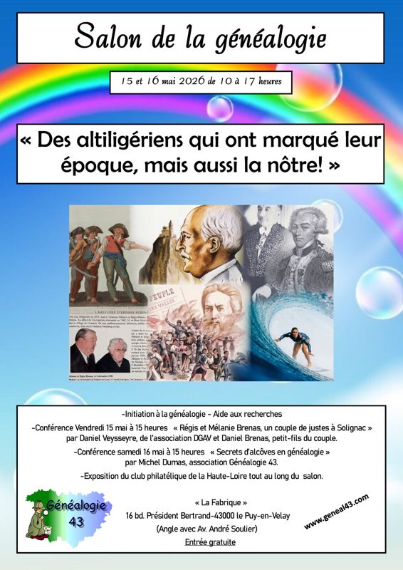 Salon de généalogie 2026