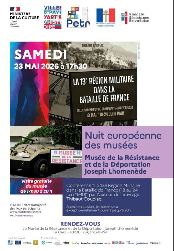 La 13e Région Militaire dans la Bataille de France (18 au 24 juin 1940)
