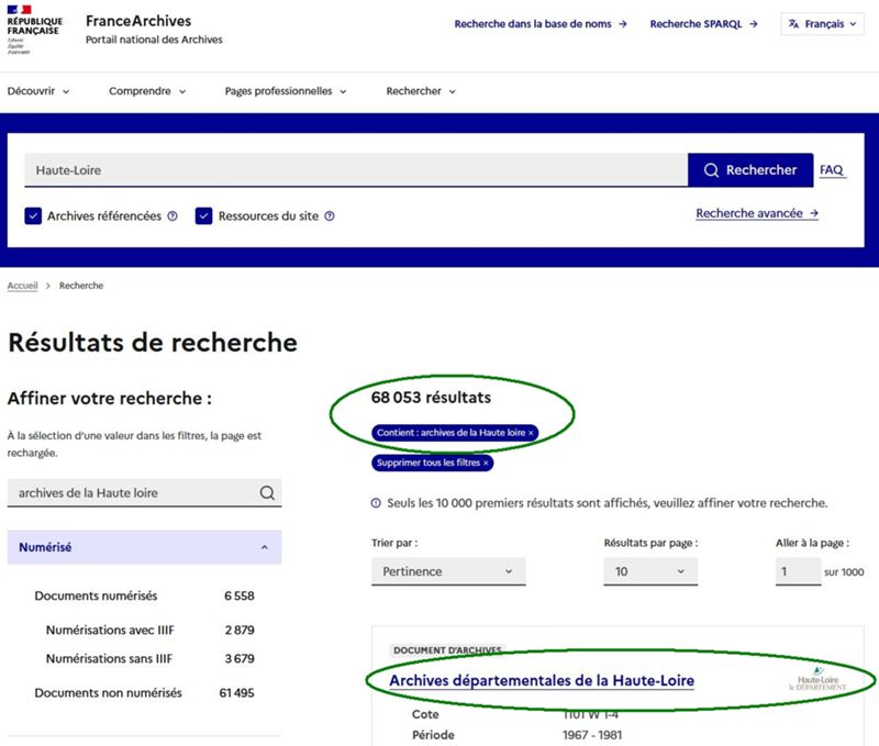 Mise à jour des instruments de recherche des archives contemporaines sur le portail national FranceArchives