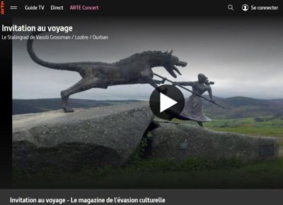 Archives départementales de la Haute-Loire. La Bête du Gévaudan, "Invitation au voyage", émission de la chaîne Arte.