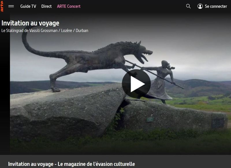 Archives départementales de la Haute-Loire. La Bête du Gévaudan, "Invitation au voyage", émission de la chaîne Arte.