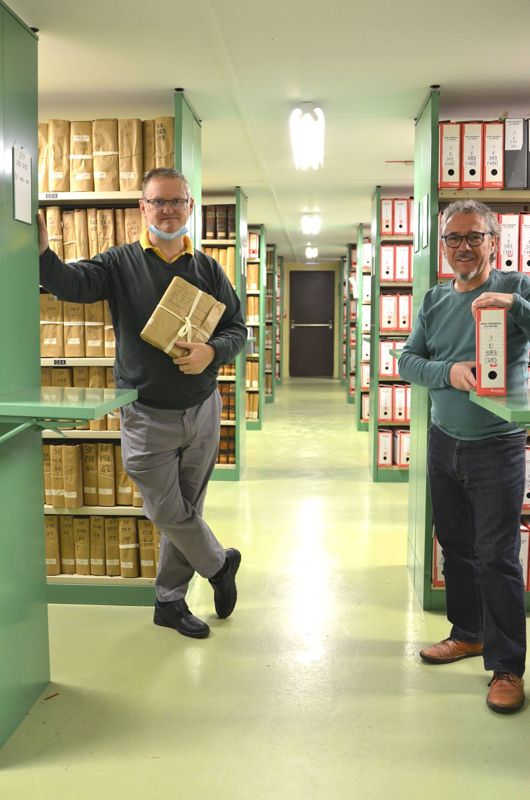Archives départementales de la Haute-Loire. Reconditionnement et reclassement des registres de notaires (3 E).