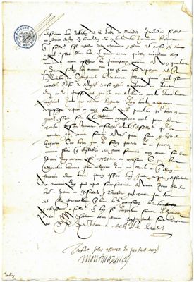Archives départementales de la Haute-Loire. Cours de paléographie, mois d'août 2019 (1 C 412).
