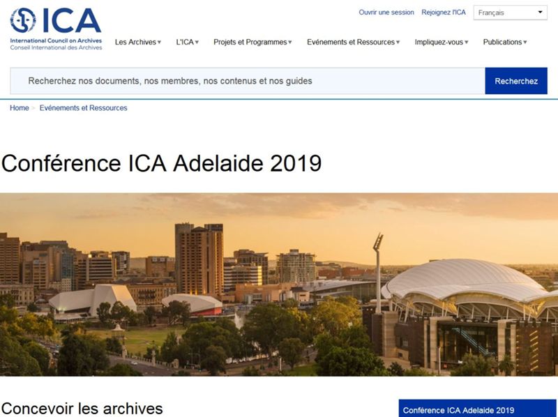 Archives départementales de la Haute-Loire. Conférence annuelle de l'ICA ("Concevoir les archives", 2019).