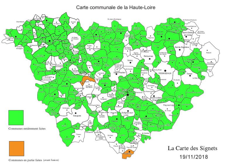 Archives départementales de la Haute-Loire. Pose de signets dans les registres paroissiaux et d'état civil (bilan chiffré en novembre 2018).