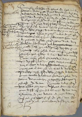 Archives départementales de la Haute-Loire. Cours de paléographie, mois d'octobre 2018 (3 E 53/2).