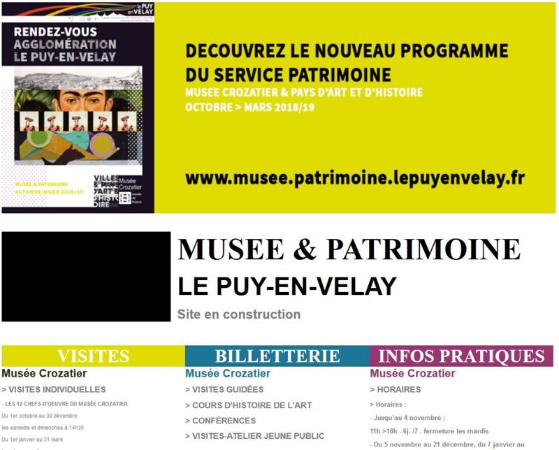 Archives départementales de la Haute-Loire. Musée Crozatier, cours d'histoire de l'art ("La Paix, enfin !").