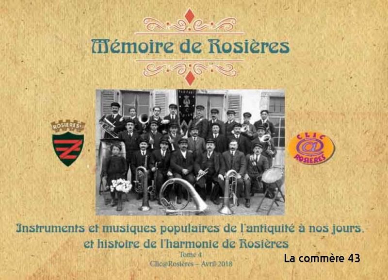 Archives départementales de la Haute-Loire. Parution de l'ouvrage "Mémoire de Rosières, tome IV" (2018).