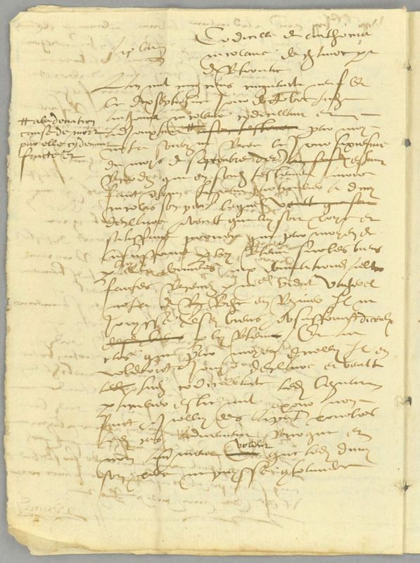 Archives départementales de la Haute-Loire. Cours de paléographie, mois d'avril 2018 (298 J 12).