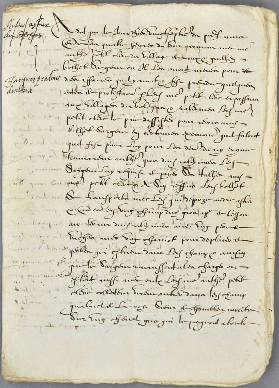Archives départementales de la Haute-Loire. Cours de paléographie, mois de février 2018 (298 J 10).