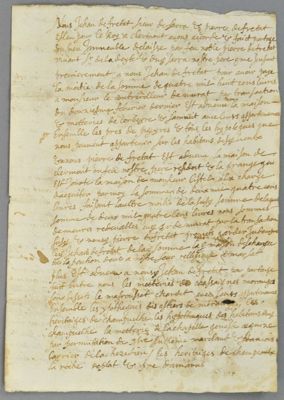 Archives départementales de la Haute-Loire. Cours de paléographie, mois de décembre 2017 (298 J NC).