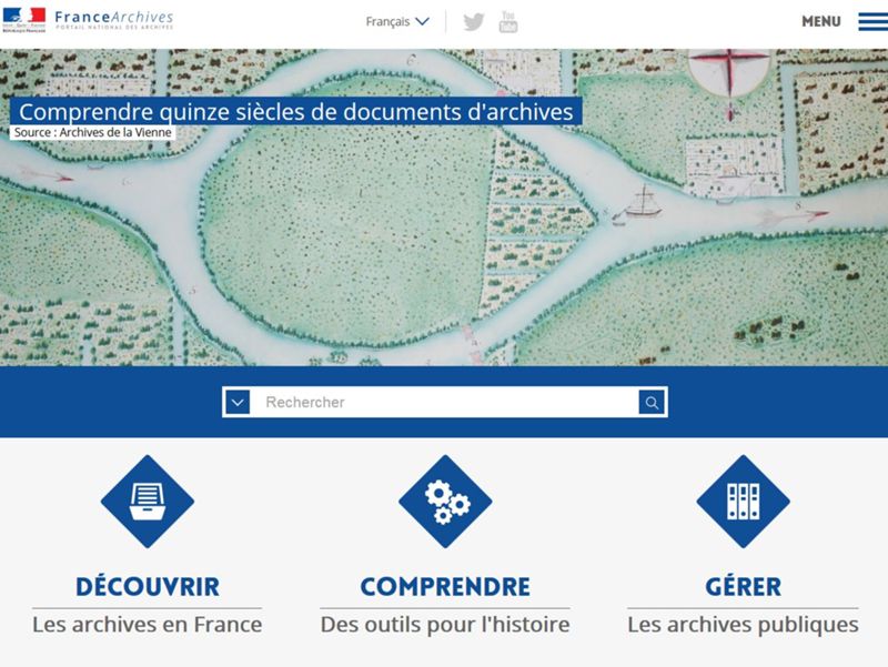 Archives départementales de la Haute-Loire. Portail FranceArchives.