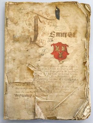 Archives départementales de la Haute-Loire. Terrier de Collande pour Pierre Rochier, seigneur de Mauriac près Chaspuzac, dressé "en l'an de grâce 1568"  (1 E 168).