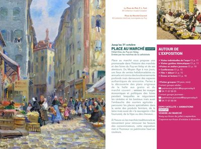 Archives départementales de la Haute-Loire. Musée de l'Hôtel-Dieu du Puy-en-Velay, exposition "Place au marché".