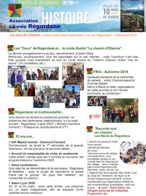 Archives départementales de la Haute-Loire. La voie Régordane, journal de l'association.
