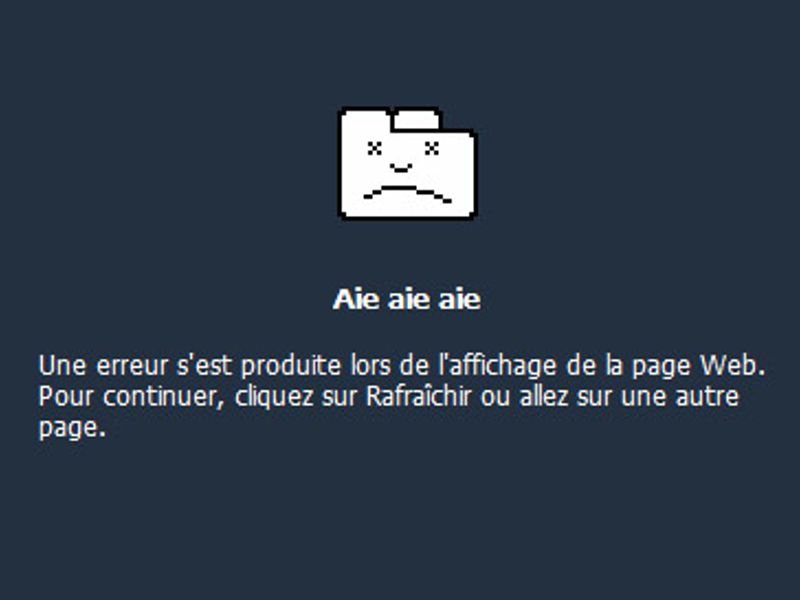 Archives Départementales de la Haute-Loire. Google Chrome version 41.0 plantage (mars 2015).