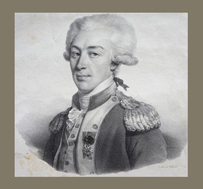 Archives départementales de la Haute-Loire. Portait Lafayette (fonds Pomarat 149 J). 