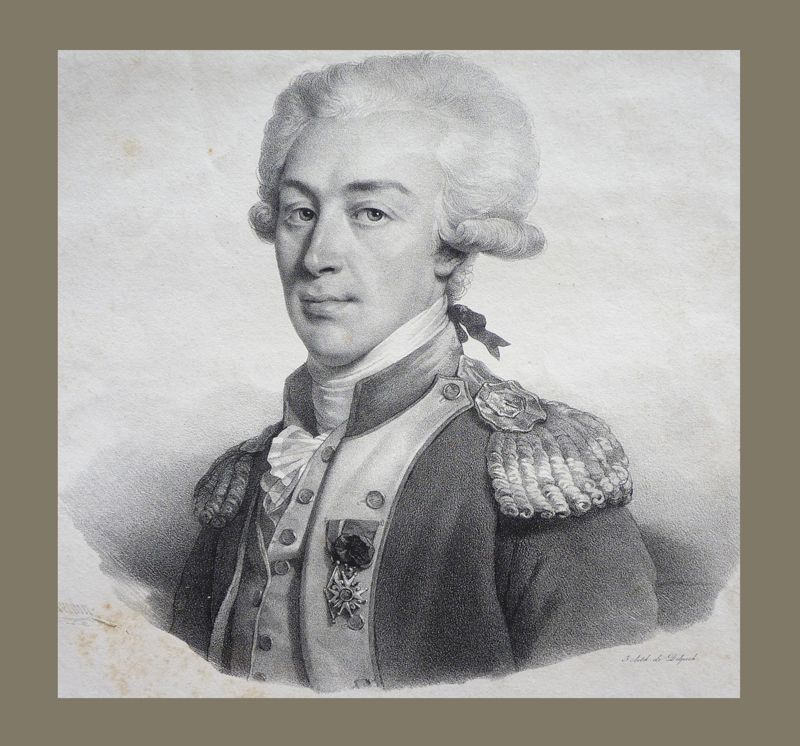Archives départementales de la Haute-Loire. Portait Lafayette (fonds Pomarat 149 J). 