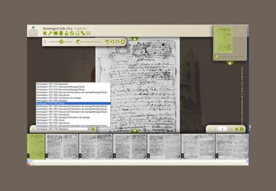 Archives départementales de la Haute-Loire. Visionneuse. 