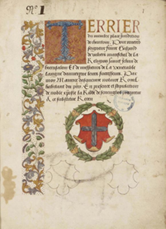 Archives départementales de la Haute-Loire. Archives de la commanderie de Chantoin.