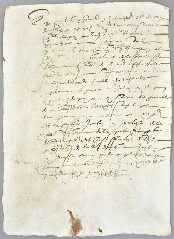 Archives départementales de la Haute-Loire. Cours de paléographie, mois d'août 2017 (298 J 2).