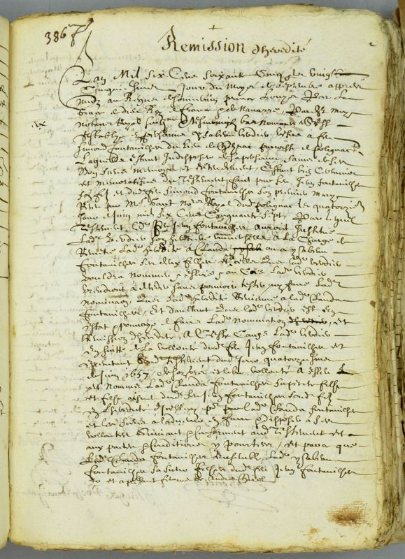 Archives départementales de la Haute-Loire. Cours de paléographie, mois de juin 2017 (3 E 263/154). 