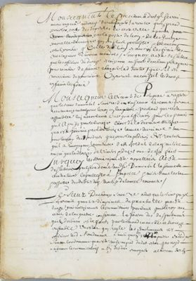 Archives départementales de la Haute-Loire. Cours de paléographie, mois de mai 2017 (1 C 380). 