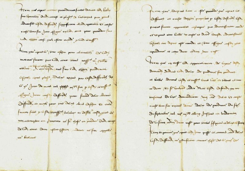 Archives départementales de la Haute-Loire. Cours de paléographie, mois de mars 2017 (1 C 370).