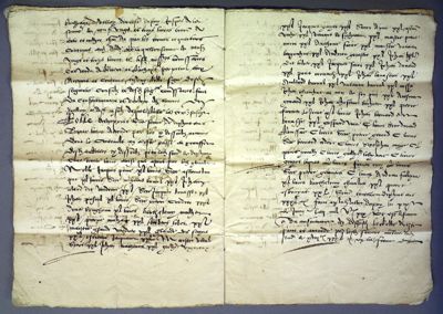 Archives départementales de la Haute-Loire. Cours de paléographie, mois de novembre 2016 (134 J NC).