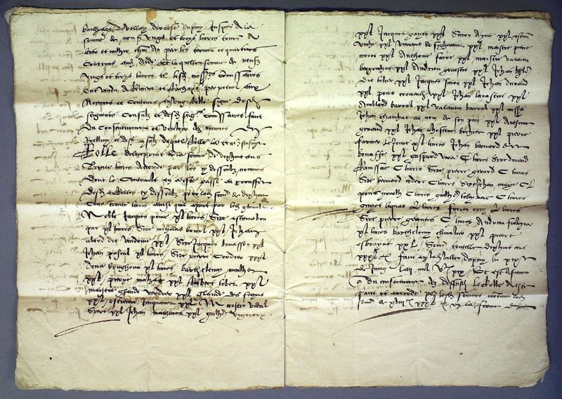 Archives départementales de la Haute-Loire. Cours de paléographie, mois de novembre 2016 (134 J NC).