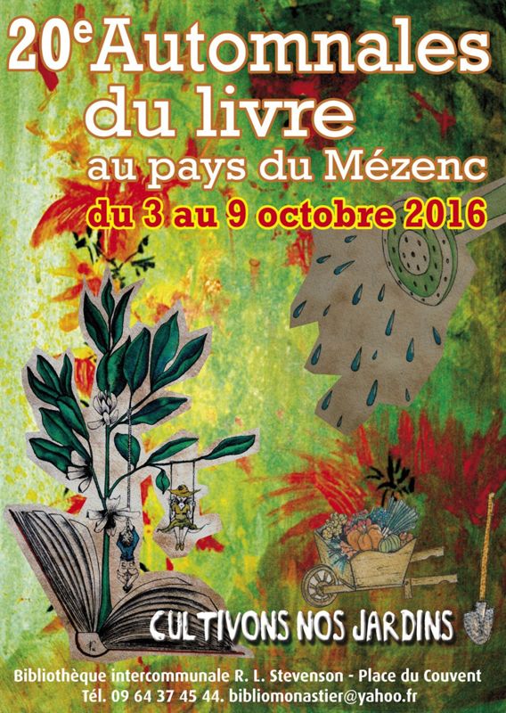 Archives départementales de la Haute-Loire. Bibliothèque intercommunale du Mézenc et de la Loire sauvage (XXe Automnales du livre au pays du Mézenc).