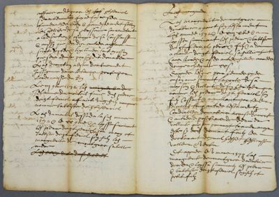 Archives départementales de la Haute-Loire. Cours de paléographie, mois d'août 2016 (134 J NC, pages 4 et 5).