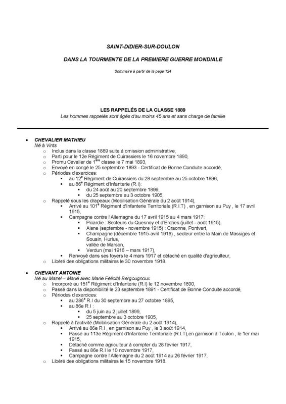 Archives départementales de la Haute-Loire. Travaux de Raymond Caremier, "Guerres et conflits" (3 Num 230/9). 