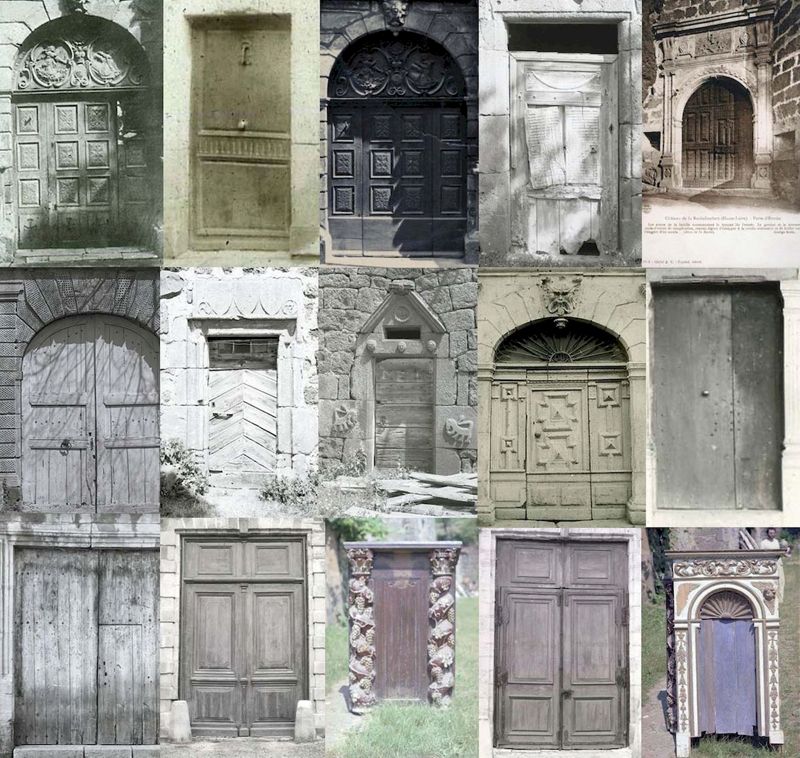 Archives départementales de la Haute-Loire. Ouverture différée (images tirées des collections constituées de négatifs, cartes postales et plaques de verre : 3 FI, 12FI, 29 FI).