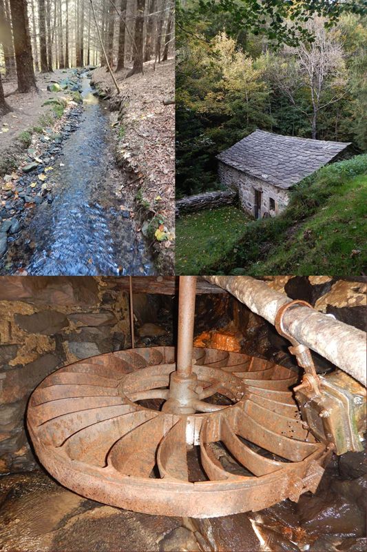 Vallée de la Sumène, moulins, détails. Crédit photographies : Alain Groisier.