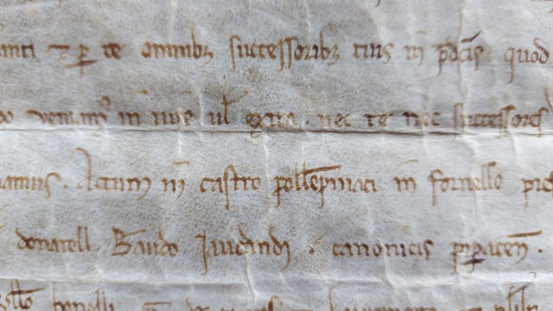 Archives ecclésiastiques antérieures à 1790, université Saint-Mayol, extrait d'un acte de 1239 (G 249/2)