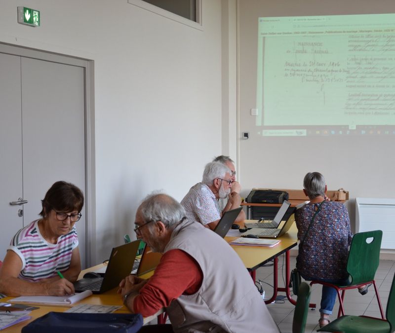 JEP 2023 : initiation à la recherche généalogique avec l'association Généalogie 43.