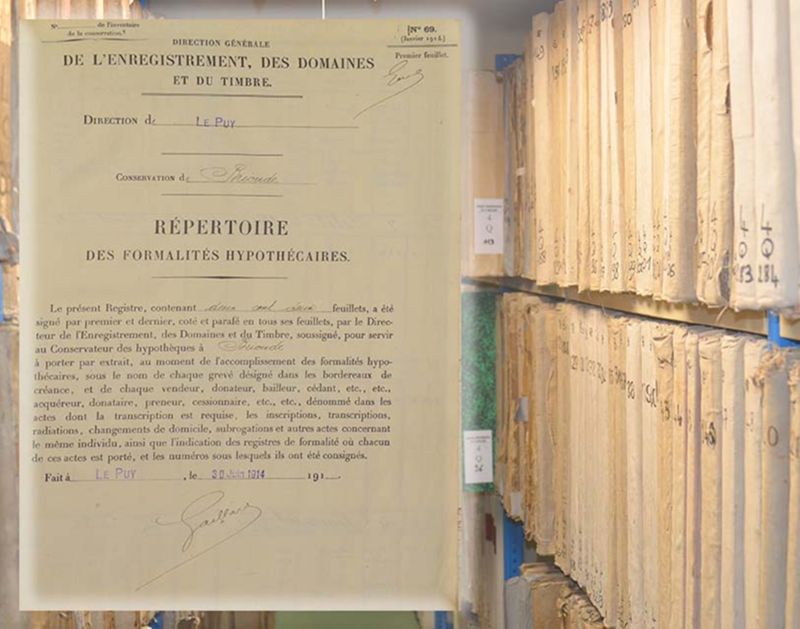 Archives de la conservation des hypothèques