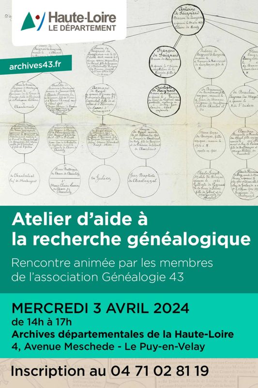 Atelier d'aide à la recherche généalogique #2