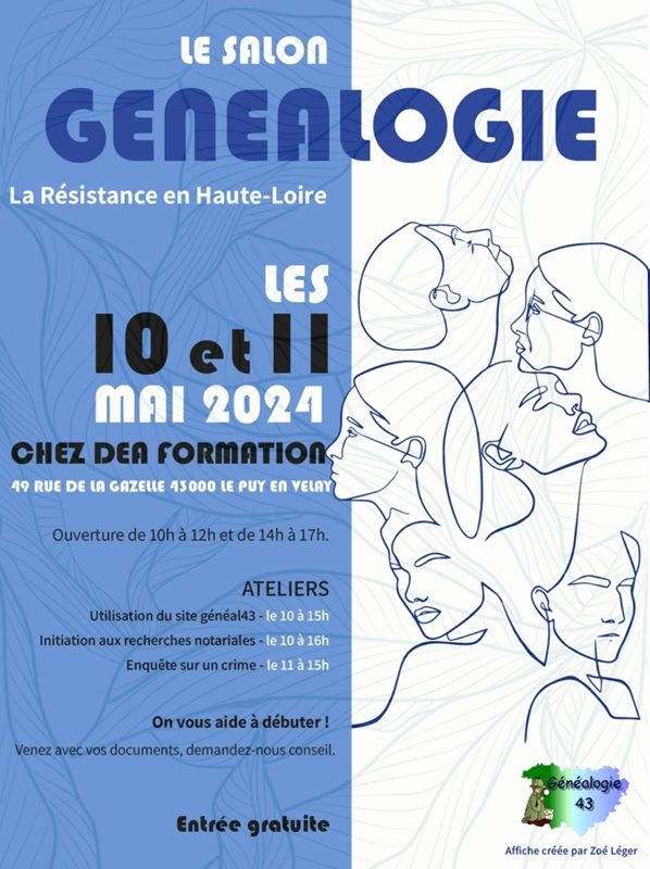 Salon de la généalogie 2024, la Résistance en Haute-Loire, 