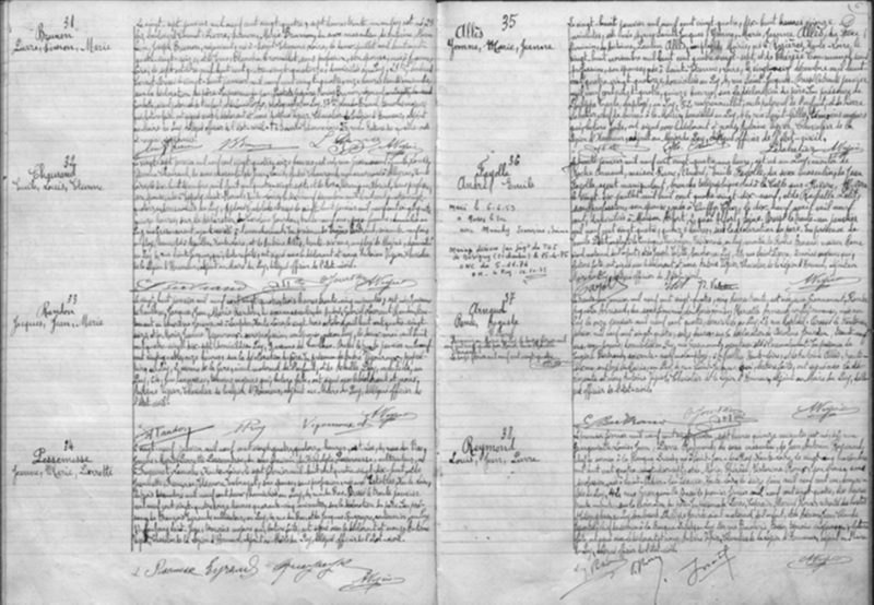 Extraits des actes de naissance du Puy-en-Velay. 1924. 1925 W 613
