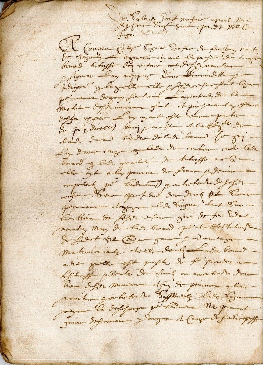 Documents provenant des Archives départementales de la Lozère