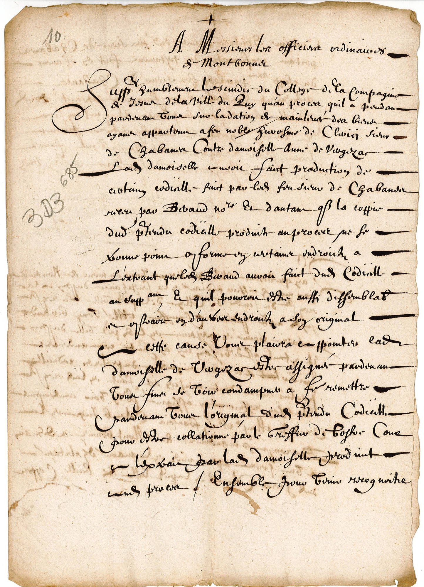 Cours de paléographie du mois d'août