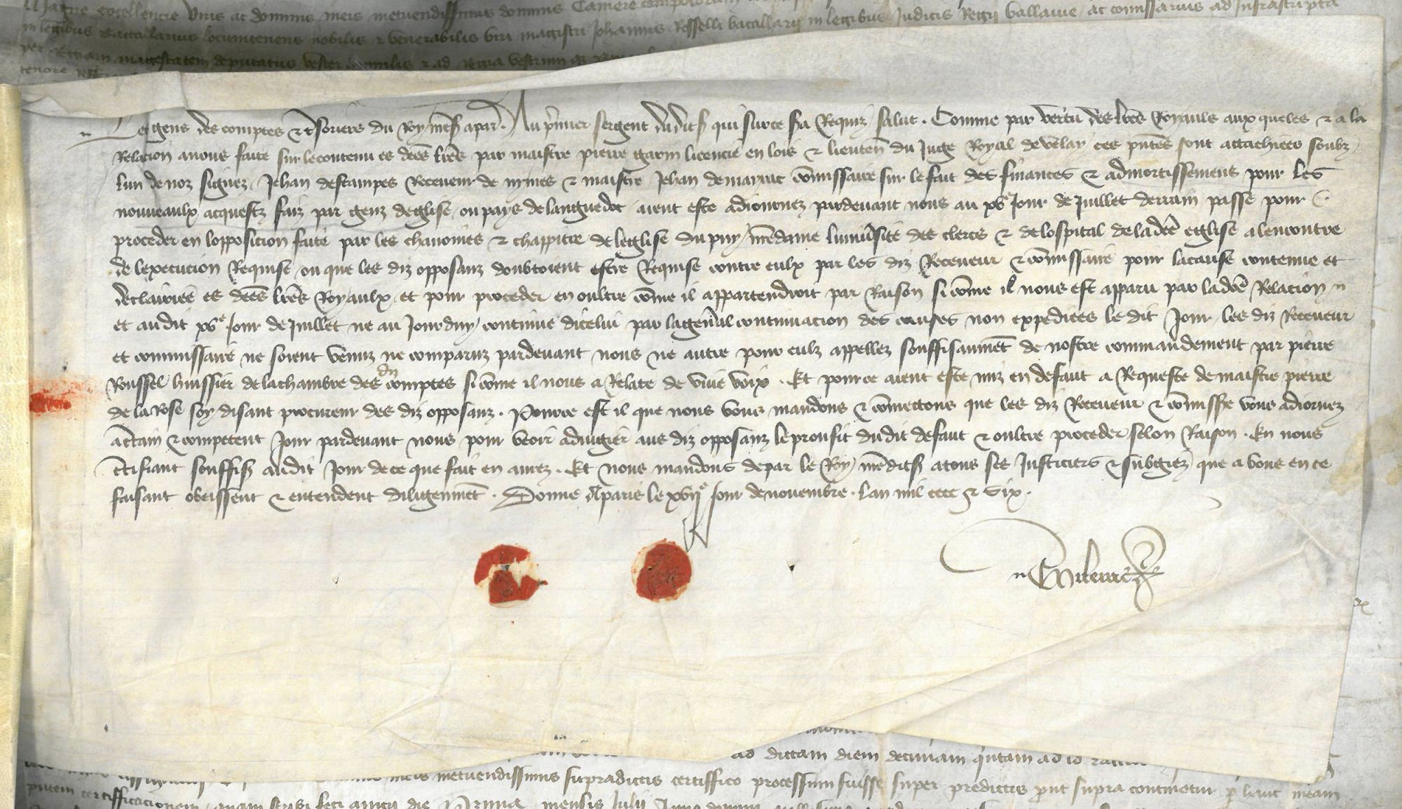 Cours de paléographie des mois de mai et juin 2020