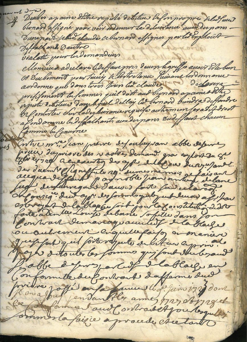 Cours de paléographie du mois d'avril