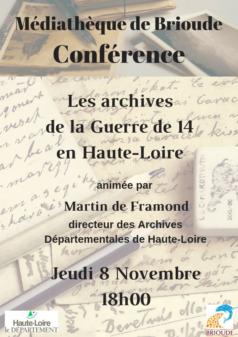 Les archives de la Guerre de 14 en Haute-Loire