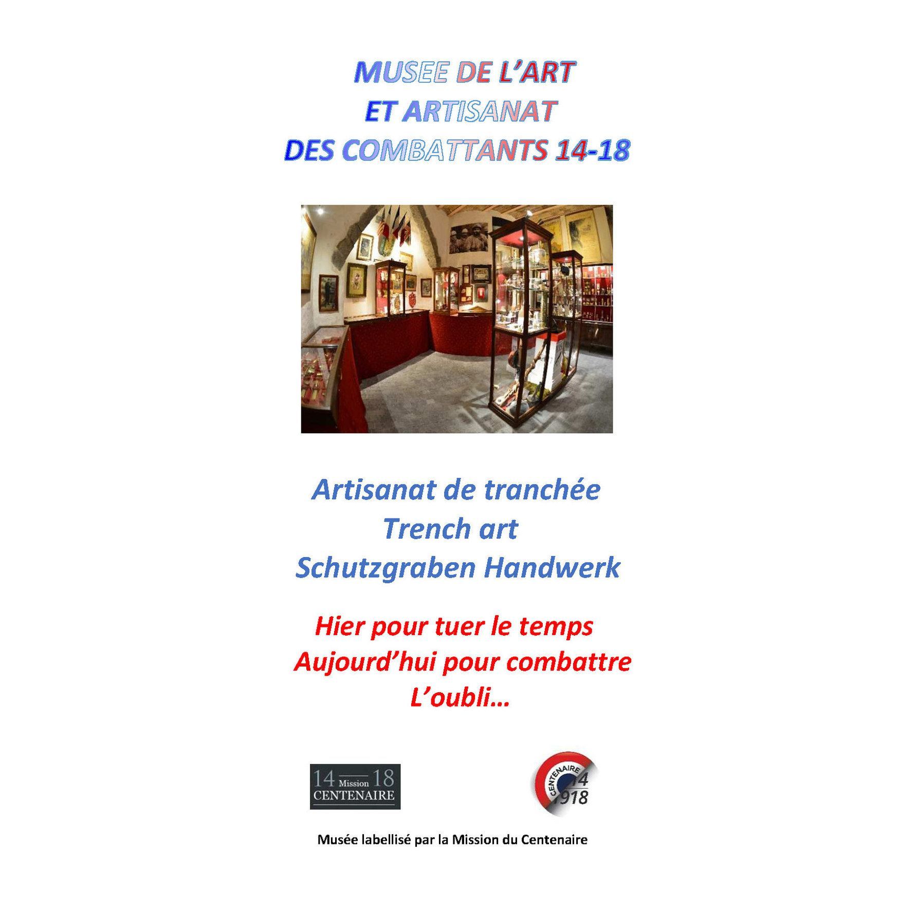 Musée de l'art et artisanat des combattants 14-18